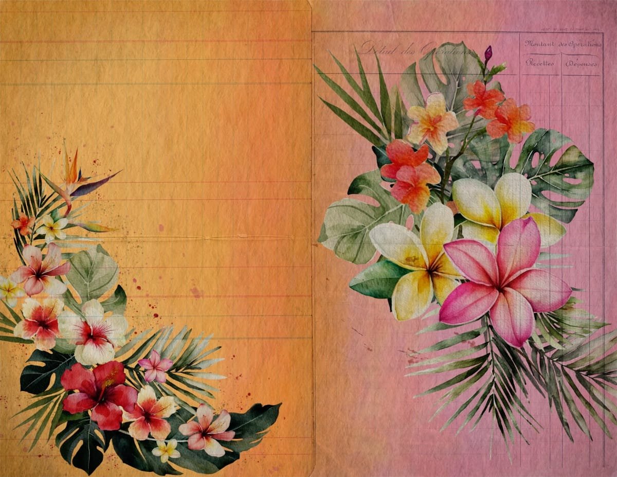 Flamingo Summer Pattern Papers - Image 5
